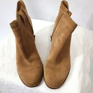 Lucky Brand Women's‎ Shoes Ankle Boots Booties Size 9M Toffee Leather
